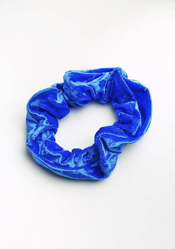 Haargummi Königsblau Samt