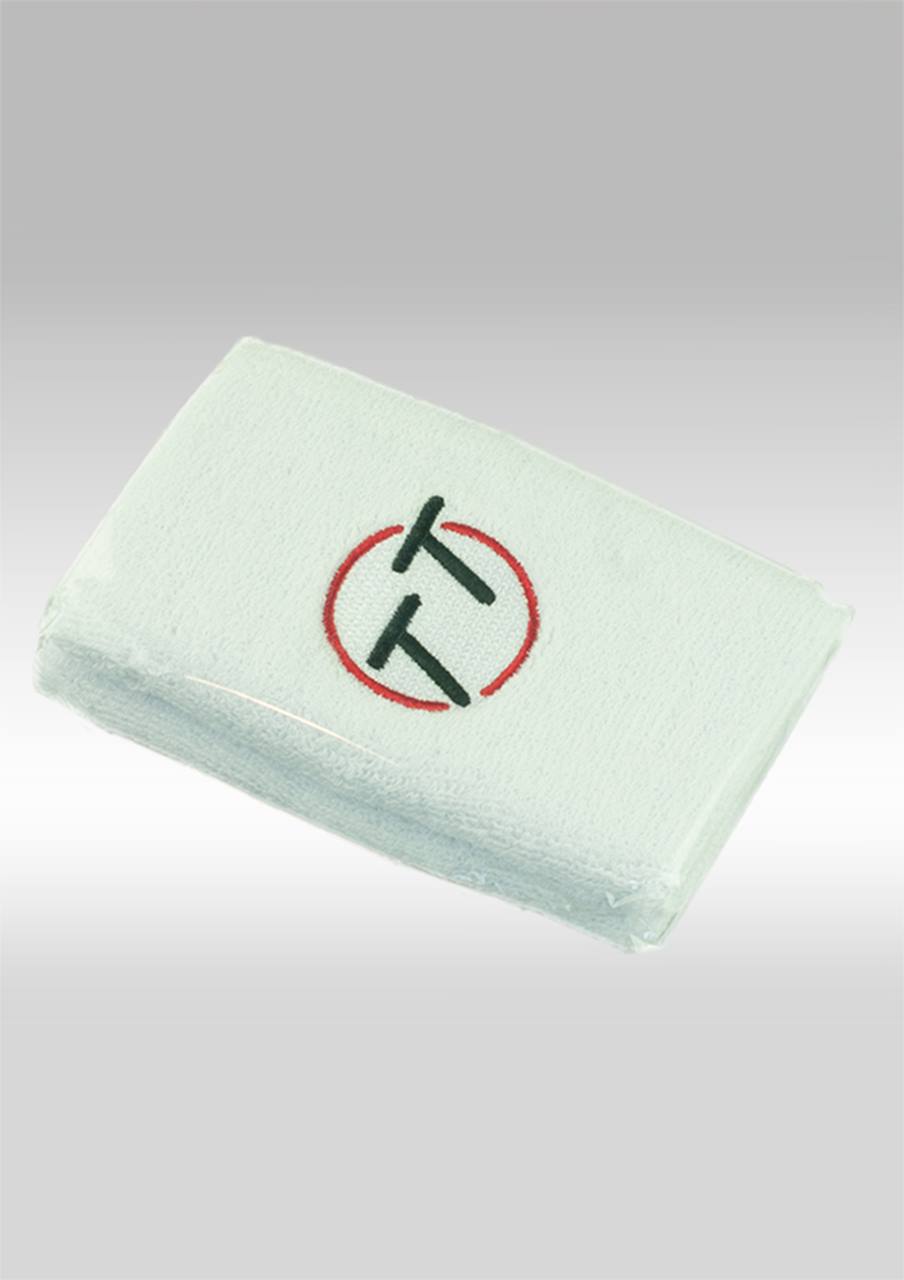 Sweißbänder breit - weiß, 2 Stück